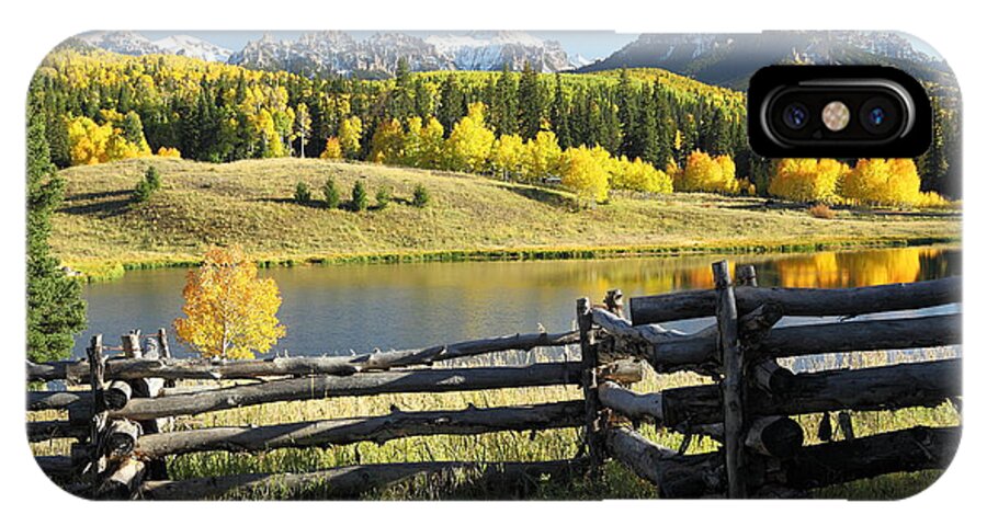 Colorado iPhone X Case featuring the photograph Autumn Serenade by Eric Glaser