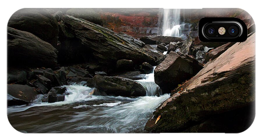Kaaterskill Falls iPhone X Case featuring the photograph Autumn Spring by Neil Shapiro
