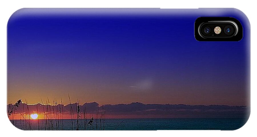 Sunrise iPhone X Case featuring the photograph BADBLUE sunrise by Robert Francis