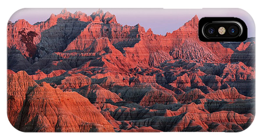Bad iPhone X Case featuring the photograph Badlands Dreaming by Nicholas Blackwell