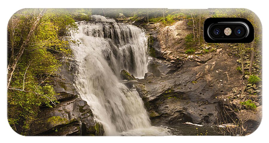 Bald River Falls iPhone X Case featuring the photograph Bald River Falls Spring by Rebecca Hiatt