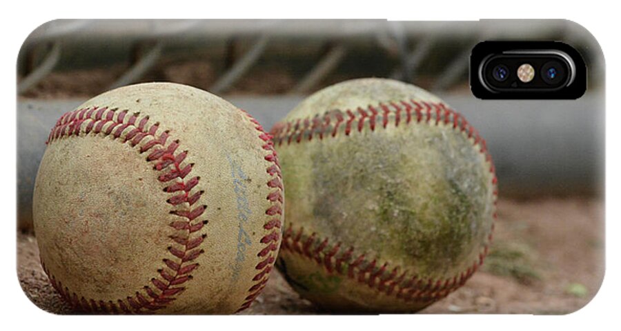 Baseball iPhone X Case featuring the photograph Baseballs by Leah McPhail