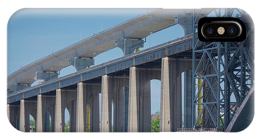 Bayonne Bridge Raising iPhone X Case featuring the photograph Bayonne Bridge Raising #5 by Kenneth Cole