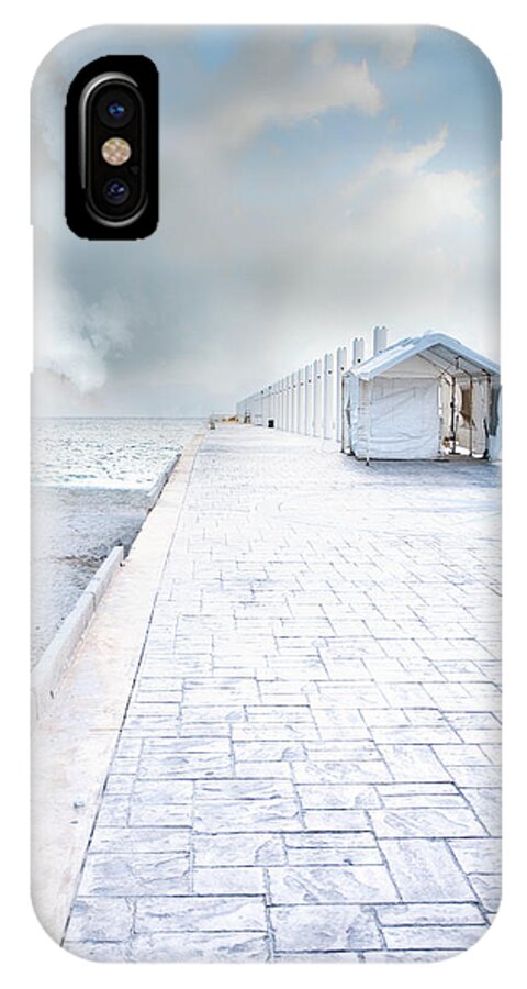 Mexico Beach iPhone X Case featuring the photograph Beach Pier by David Chasey