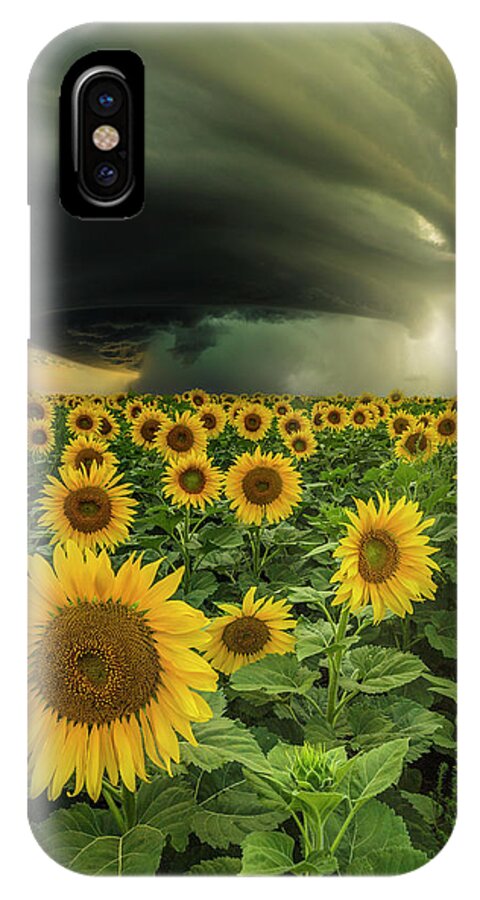 Supercell iPhone X Case featuring the photograph Beautiful Destruction by Aaron J Groen