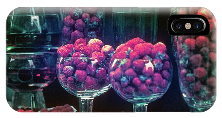 Berries iPhone X Case featuring the photograph Berries in the Window by Frank DiMarco