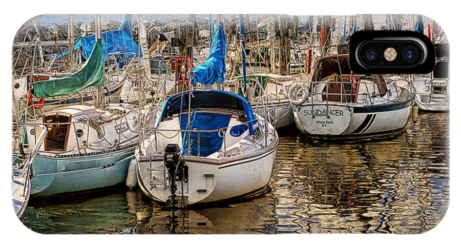 Boat iPhone X Case featuring the photograph Berthed by Ed Hall