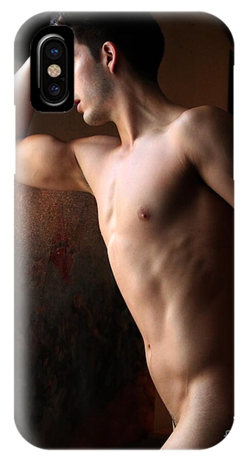 Figure iPhone X Case featuring the photograph Best Looking Man in the Room by Robert D McBain