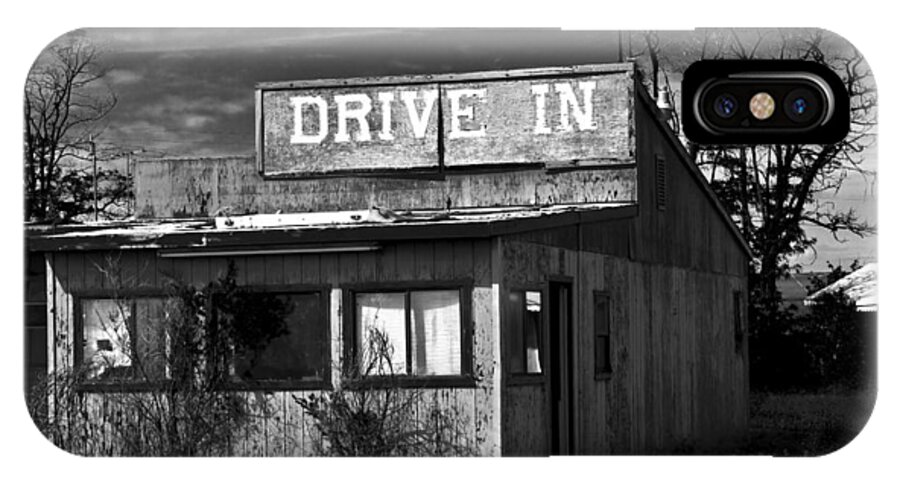 Movie Theater iPhone X Case featuring the photograph Better Days - An Old Drive-In by Joseph Noonan