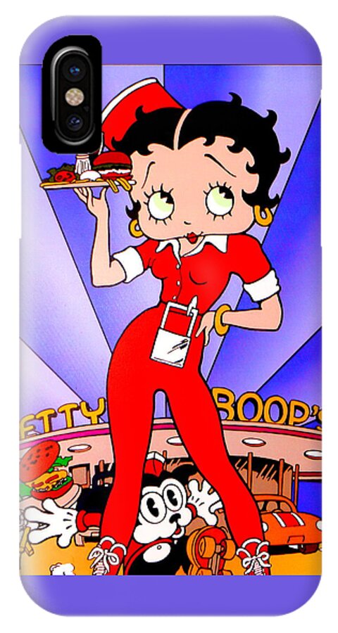 Betty iPhone X Case featuring the photograph Betty Boop's by Larry Beat