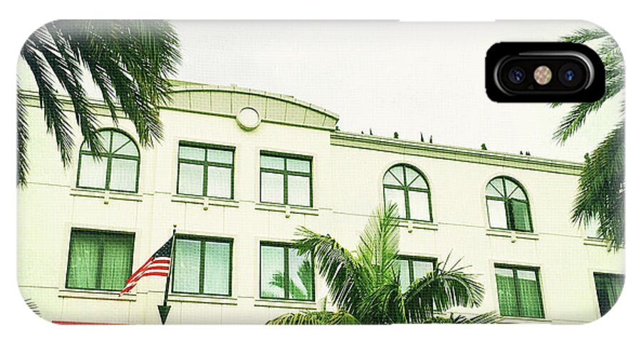 Beverly Hills Rodeo Drive Luxe Hotel By Nina Prommer iPhone X Case featuring the photograph Beverly Hills Rodeo Drive 5 by Nina Prommer