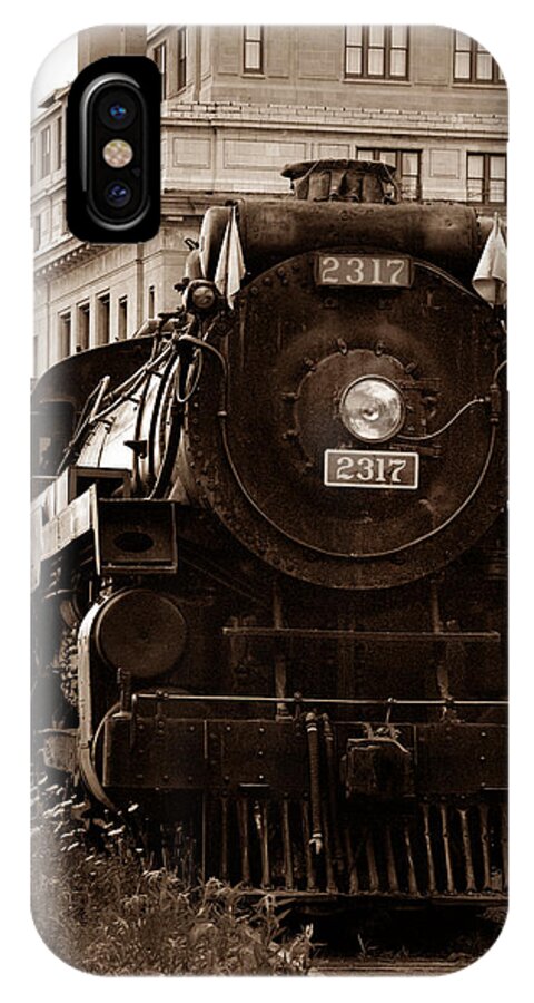 Canadian Pacific Railway iPhone X Case featuring the photograph Big Boy... by Arthur Miller