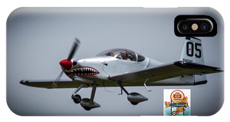 Big Muddy Air Race iPhone X Case featuring the photograph Big Muddy Air Race number 5 by Jeff Kurtz
