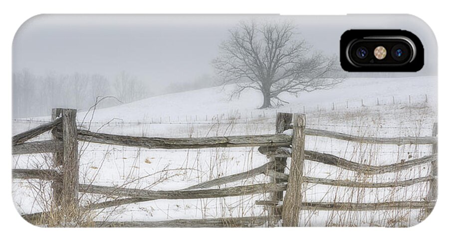 Landscape iPhone X Case featuring the photograph Big Oak Tree by Ken Barrett