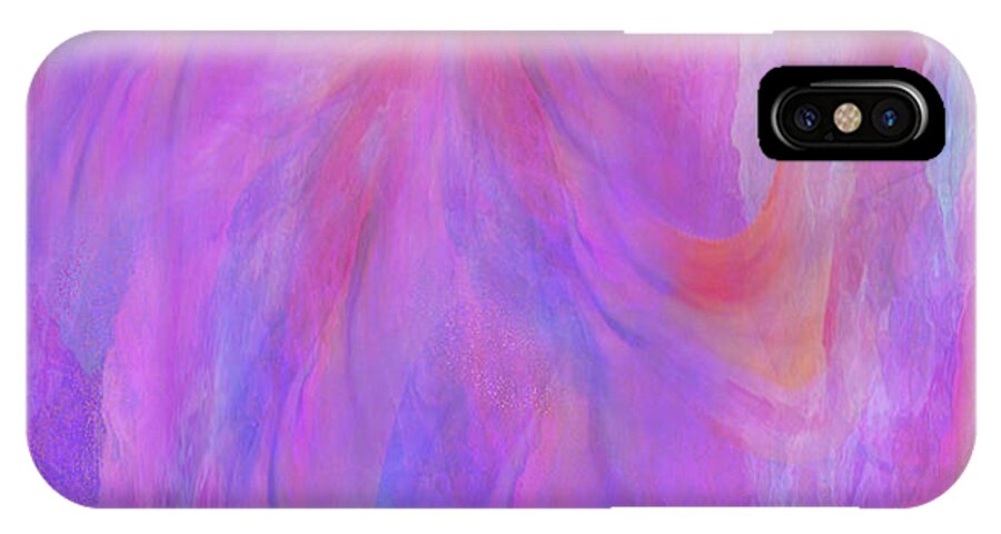 Digital Art iPhone X Case featuring the digital art Blossom by Linda Murphy