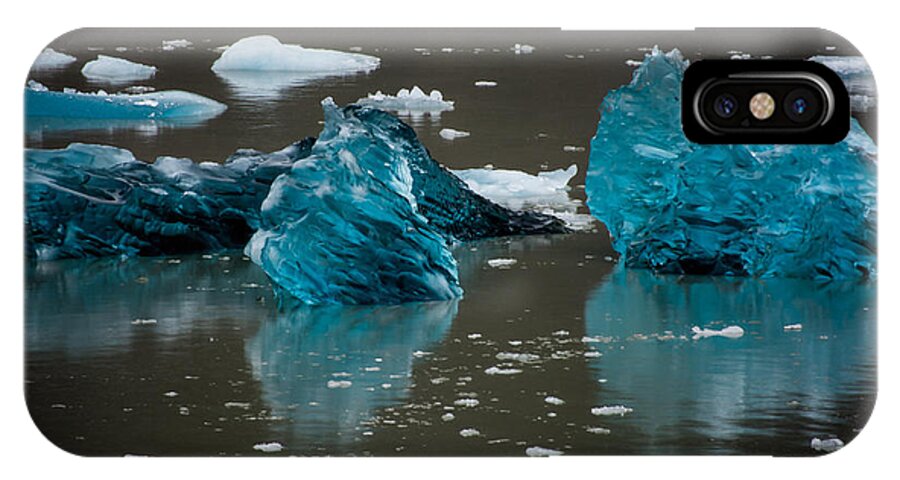 Gems iPhone X Case featuring the photograph Blue Gems by Robert McKay Jones