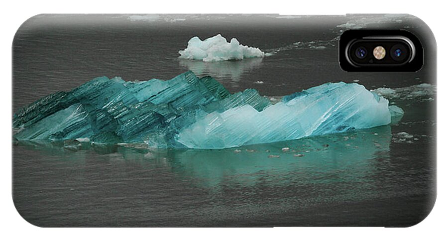 Seascape iPhone X Case featuring the photograph Blue Iceberg by Jason Brooks