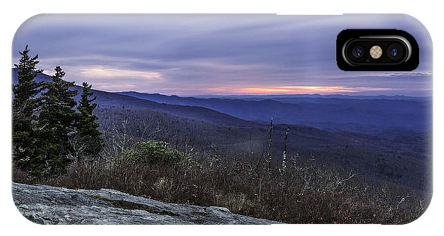 Beacon Heights iPhone X Case featuring the photograph Blue Ridge Parkway Sunrise by Ken Barrett