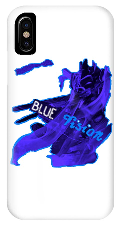 Orphelia Aristal iPhone X Case featuring the photograph Blue Vision by Orphelia Aristal