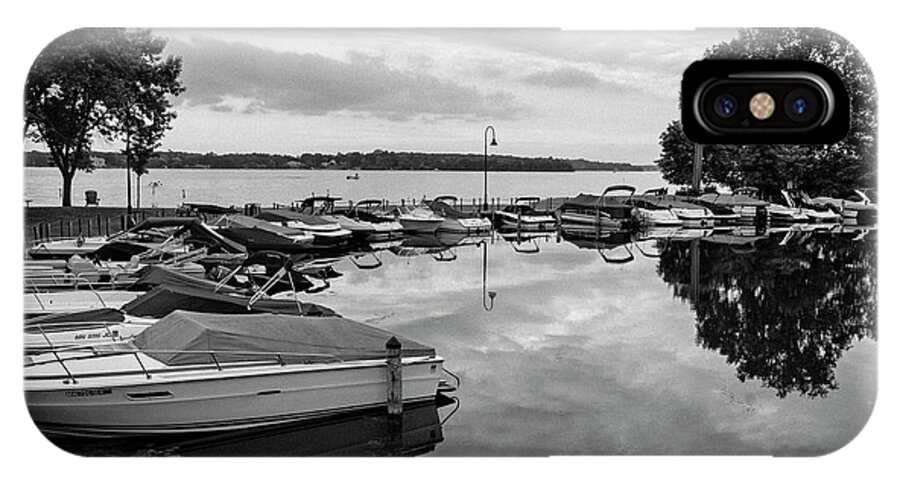 Lake iPhone X Case featuring the photograph Boats at Wayzata by Susan Stone