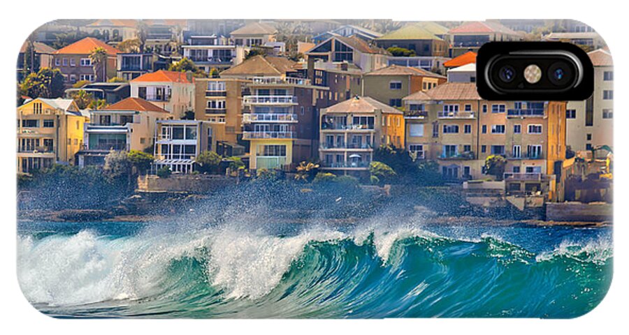 Sydney iPhone X Case featuring the photograph Bondi Waves by Az Jackson