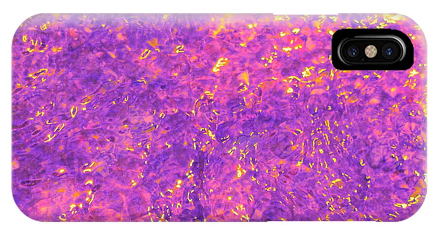 Water iPhone X Case featuring the photograph Break Through - Abstract Light by Sybil Staples