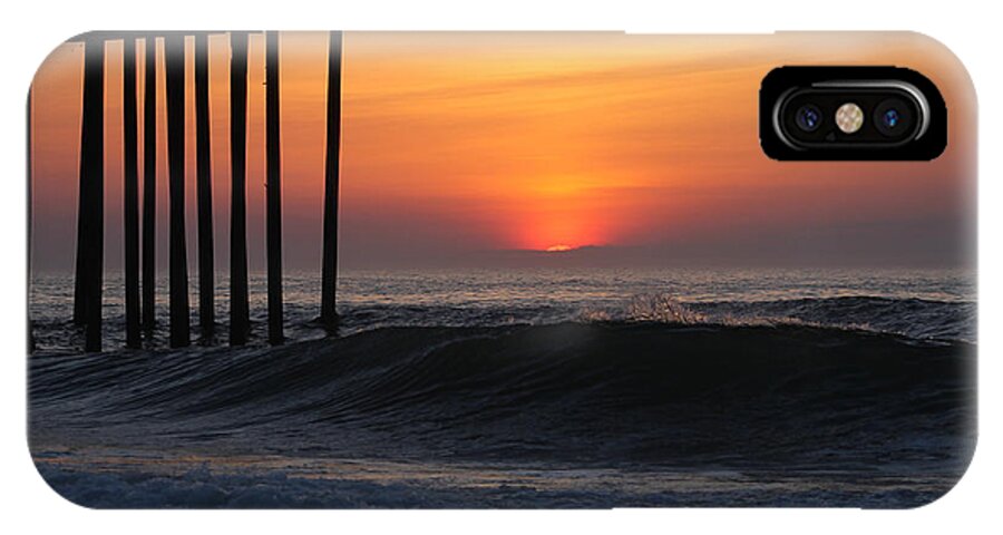 Sun iPhone X Case featuring the photograph Breaking Sunrise by Robert Banach