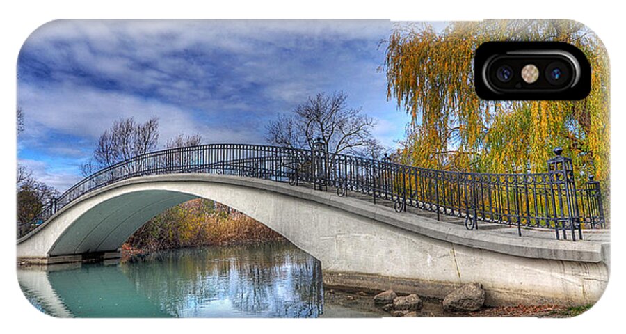 Bridge iPhone X Case featuring the photograph Bridge At Elizabeth Park by Rodney Campbell