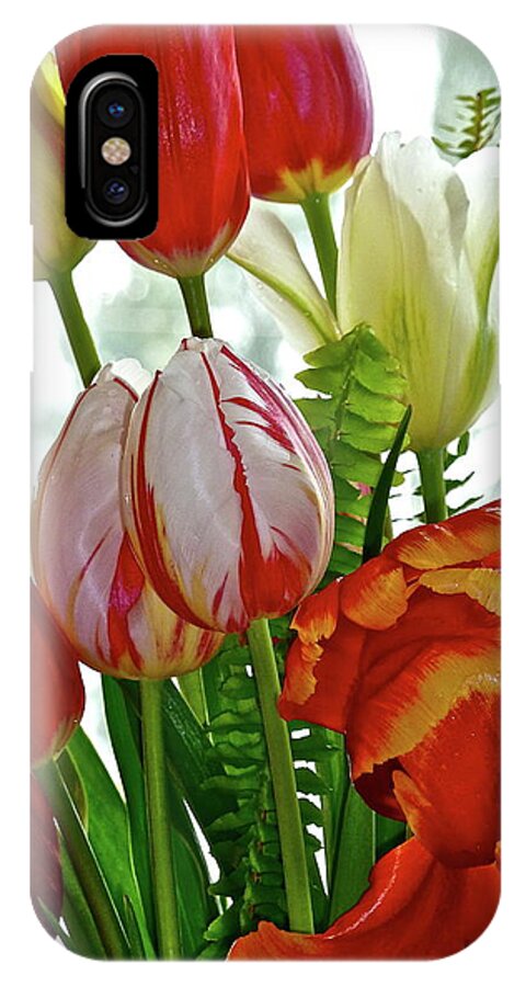 Flowers iPhone X Case featuring the photograph Bright Bouquet by Diana Hatcher