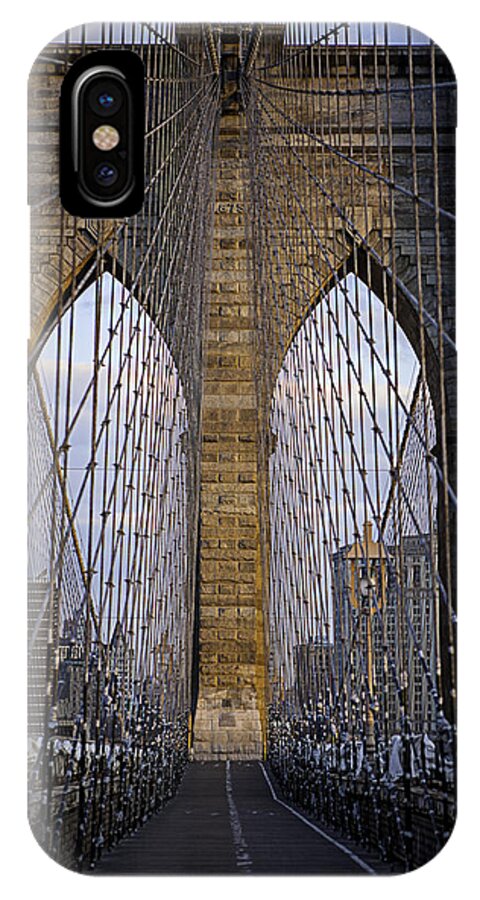Bridge iPhone X Case featuring the photograph Brooklyn Bridge by Ryan Smith