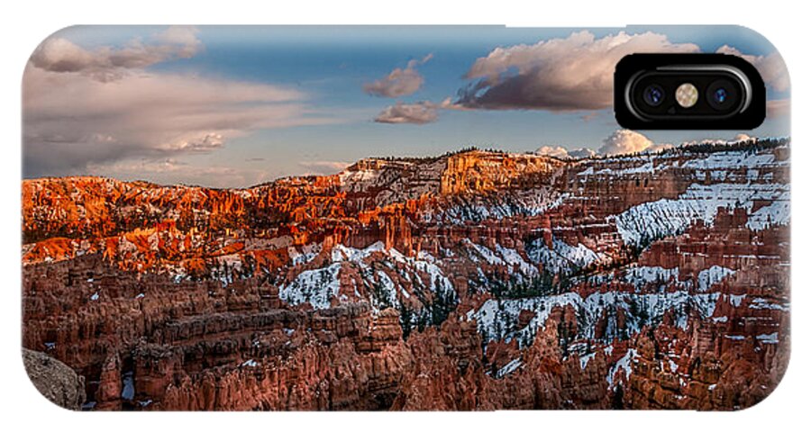 Bryce Canyon iPhone X Case featuring the photograph Bryce Sunset by Dave Koch