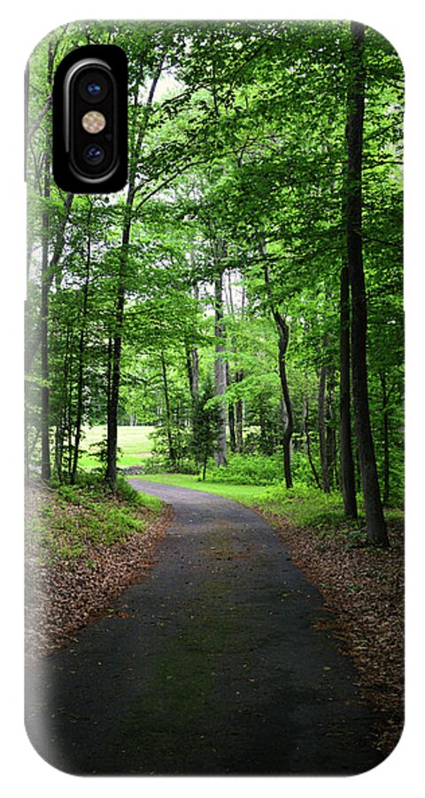  iPhone X Case featuring the photograph Buckner Farm Path by Dana Sohr