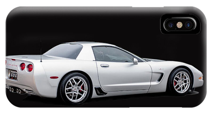 Automobile iPhone X Case featuring the photograph C6 Corvette by Brian Kinney