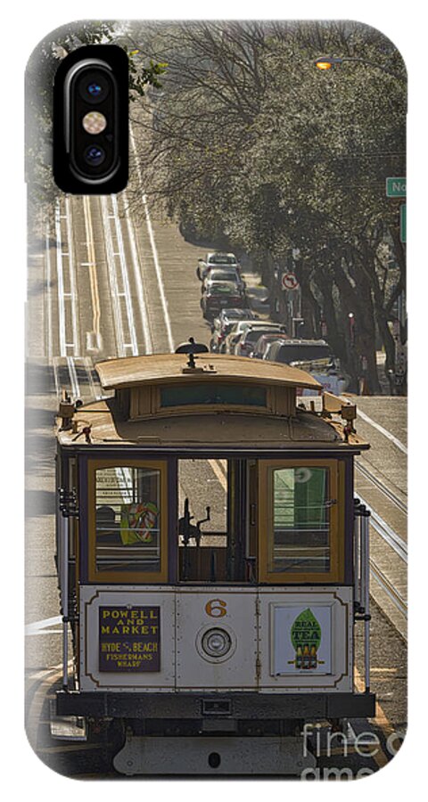 Cable Car Number 6 iPhone X Case featuring the photograph Cable Car Number 6 by Mitch Shindelbower