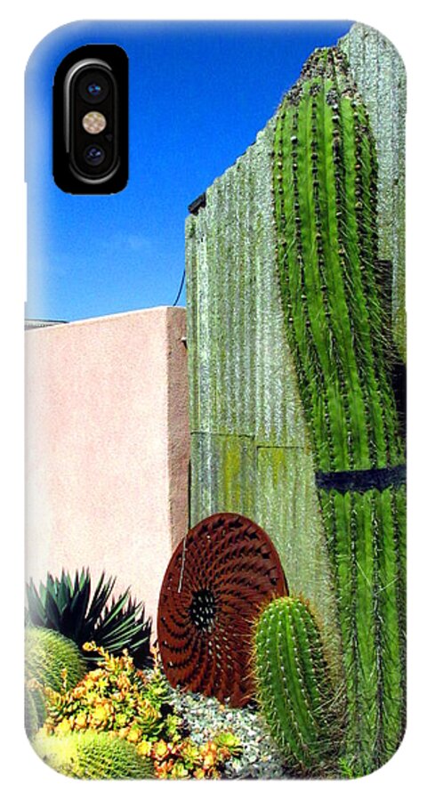 Cactus iPhone X Case featuring the photograph Cactus Garden by Joyce Dickens