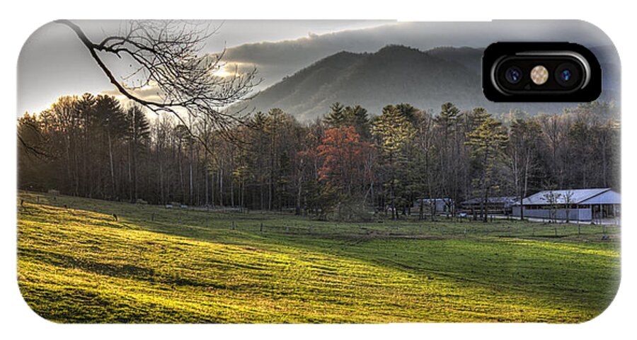 Cades iPhone X Case featuring the photograph Cades Cove, Spring 2016,II by Douglas Stucky