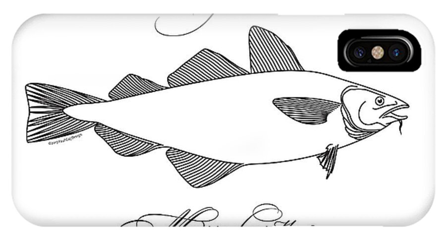 Cape Cod iPhone X Case featuring the digital art Cape Cod by Paul Gaj