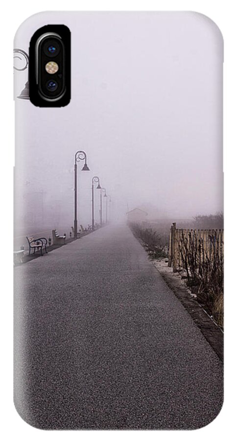 Beach Drive Cape May New Jersey iPhone X Case featuring the photograph Cape May Fog by Tom Singleton