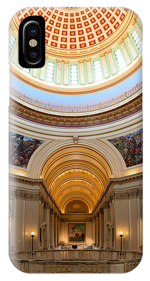 Administration iPhone X Case featuring the photograph Capitol Interior II by Ricky Barnard