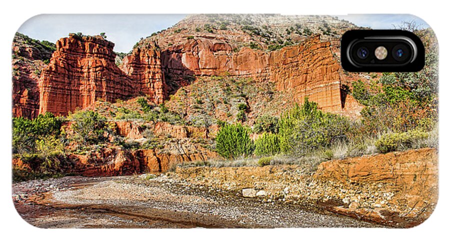 Canyon iPhone X Case featuring the photograph Caprock Canyon by Adam Reinhart