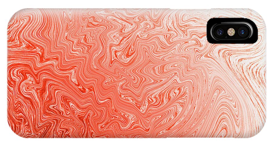 Abstract iPhone X Case featuring the photograph Capsicum Mist by John Williams