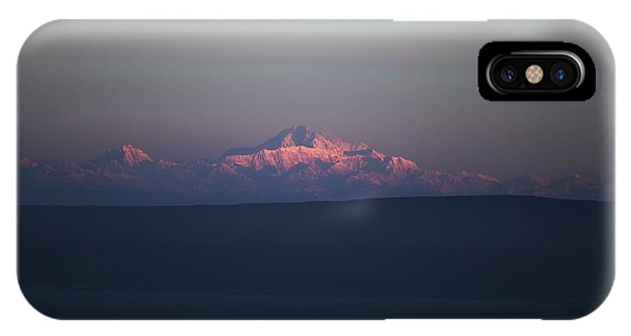 Alaska iPhone X Case featuring the photograph Cascade by Ed Boudreau