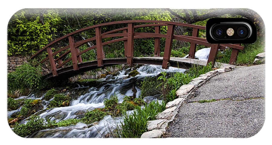 Bridge iPhone X Case featuring the photograph Cascade Springs Bridge by Richard Lynch