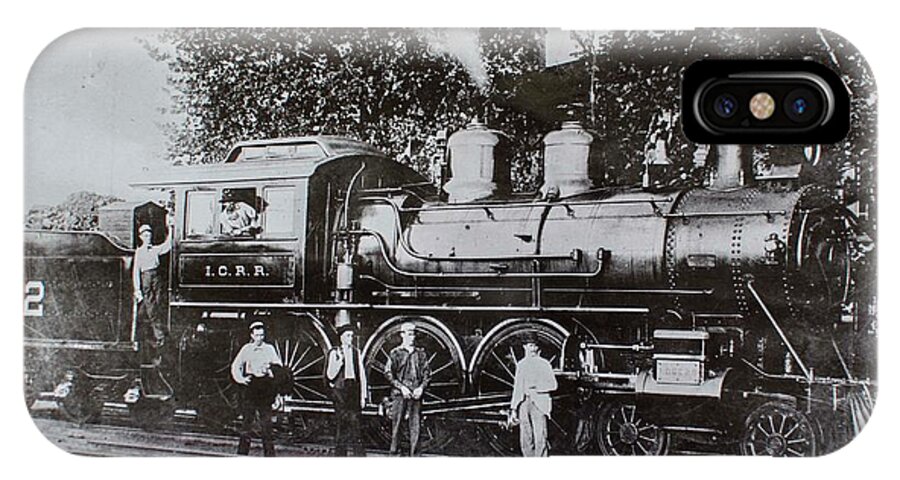 Train iPhone X Case featuring the photograph Casey Jones Engine by Jeanne May