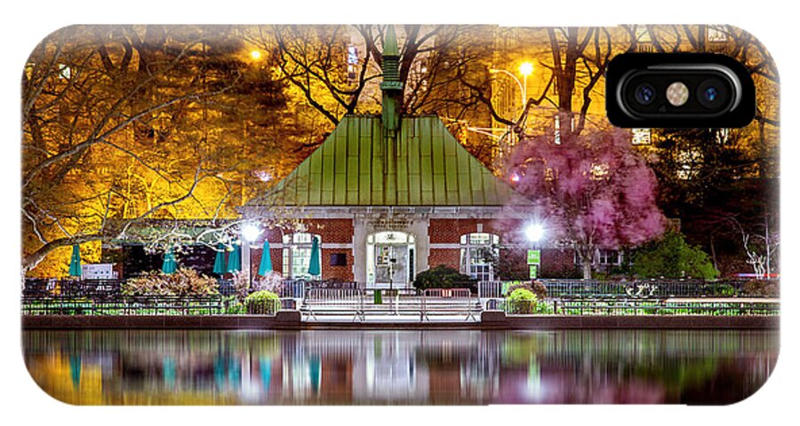 New York City iPhone X Case featuring the photograph Central Park Memorial by Az Jackson