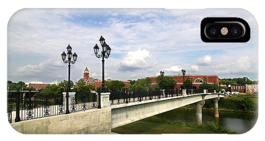 Wallking Bridge iPhone X Case featuring the photograph Chief John Ross Memorial Bridge by Patricia Montgomery