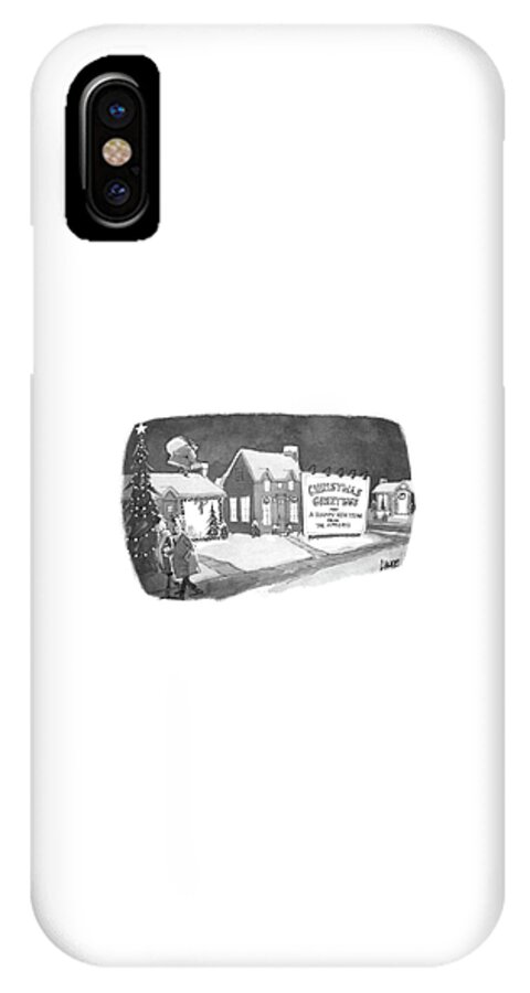Christmas Greetings From The Applebys iPhone X Case