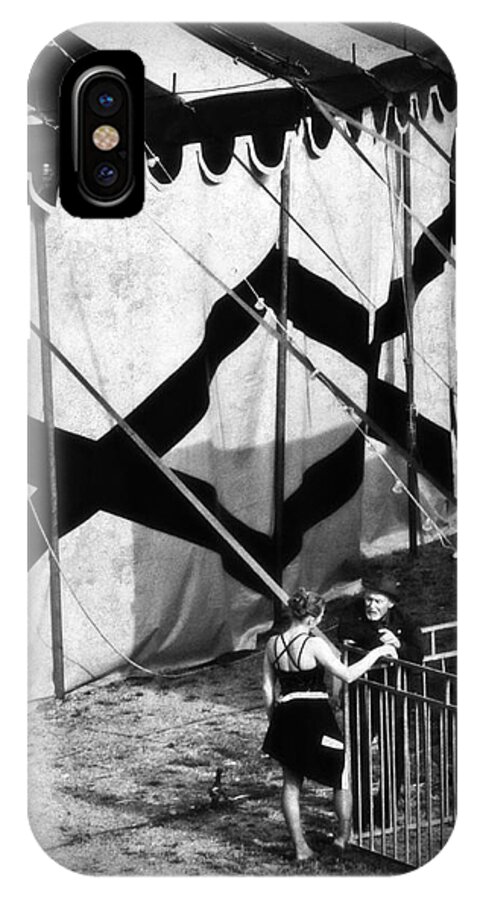 Circus iPhone X Case featuring the photograph Circus conversation by Silvia Ganora