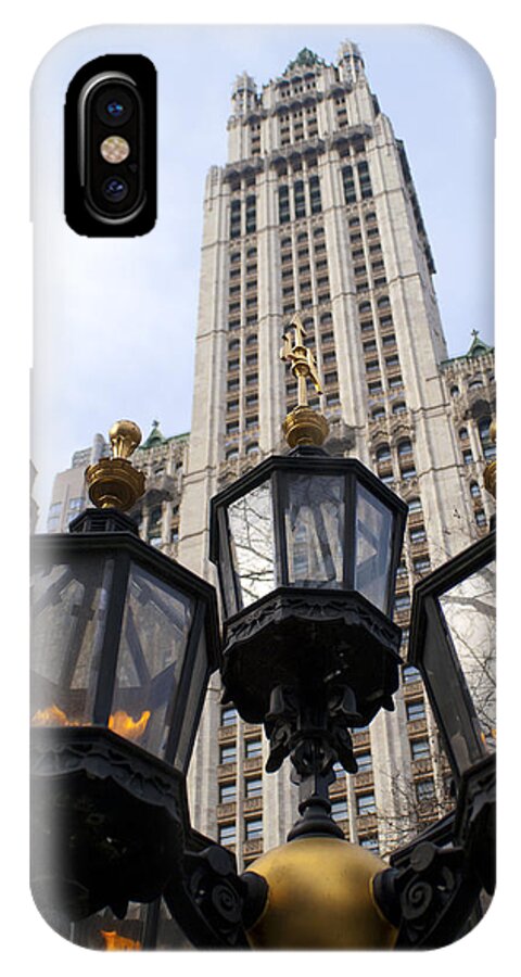 Nyc iPhone X Case featuring the photograph City Hall Area NYC by Henri Irizarri