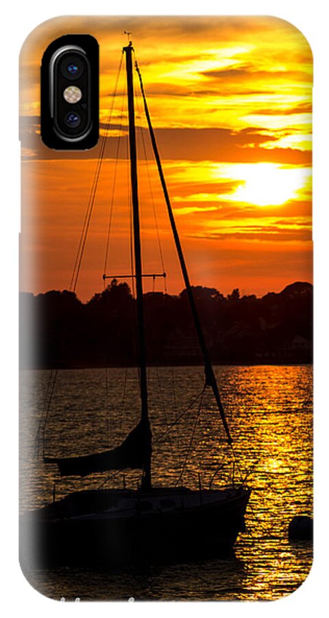 Nautical iPhone X Case featuring the photograph Cityscape by Toni Lynn Cardoza
